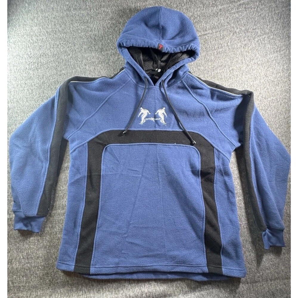 Zeroxposur Fleece Jacket Full Zip Blue Men’s Size Medium Hooded